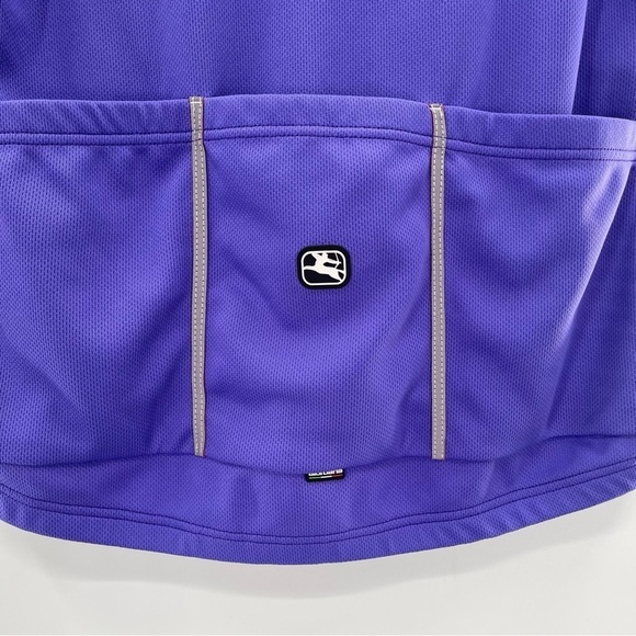 Giordana Set of 2 Purple Full Zip Short Sleeve Cycling Jerseys Size Small - Picture 10 of 14